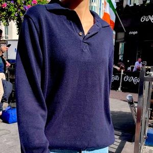 Navy brandy Melville knit sweater